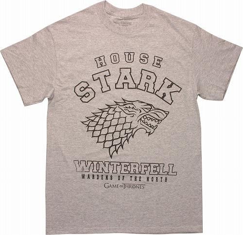 ゲーム オブ スローンズ Stark Wardens Of The North Tシャツ お取り寄せ 通常日程度 海外ドラマグッズ専門店 Dramastore