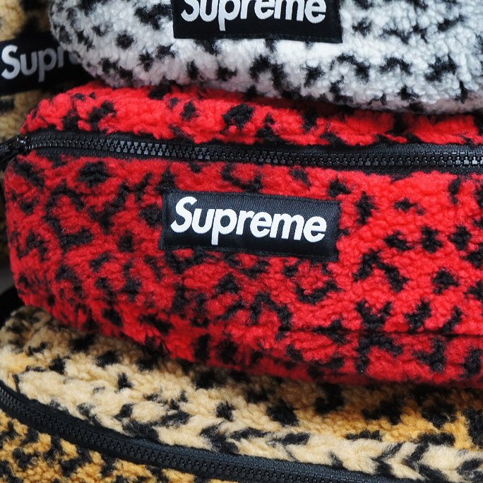 Supreme Leopard Fleece Waist Bag - Supreme 通販 Online Shop A-1 RECORD