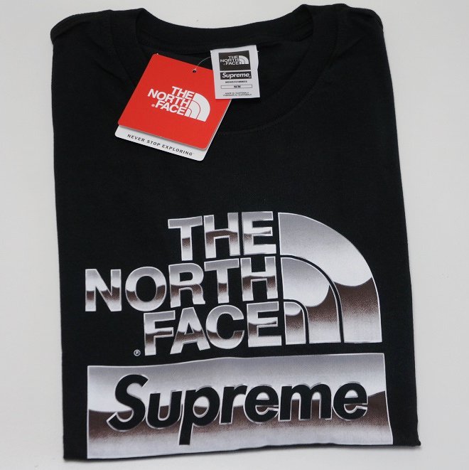 Supreme North Face Metallic Tee 2024 ...