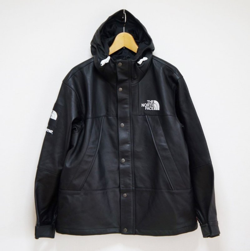 supreme the north face leather mountain