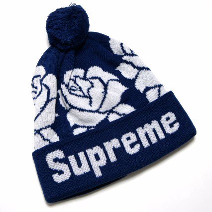 Supreme Rose Supreme Logo Beanie - Supreme 通販 Online Shop A-1 RECORD