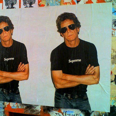 supreme lou reed tee