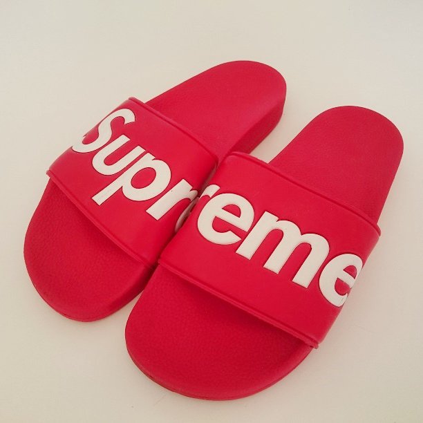 supreme flip flops real