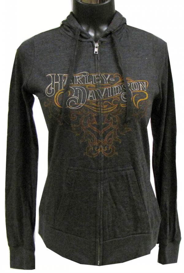 harley davidson hoodie zip up