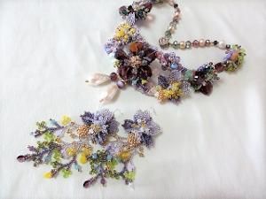 Pansy ネックレス イアリング又はピアスセット Hiroe Takagi Online Shop