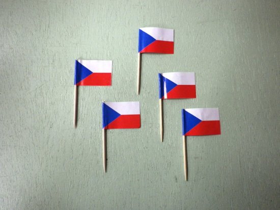 チェコ国旗ピック S T O C K W E B S H O P