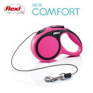 犬 リード フレキシリード ニューコンフォート コード3m XS ピンク