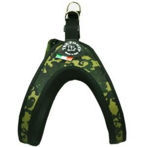 犬 ハーネス 小型犬用 トレ・ポンティ Fibbia(フィッビア) カモフラージュ