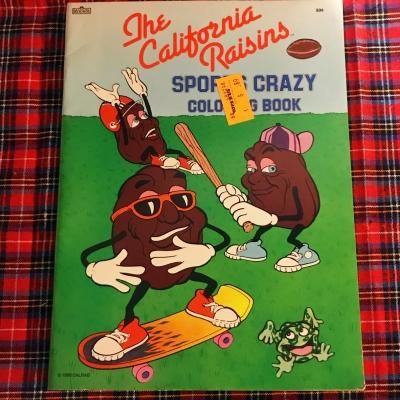 the california raisins sports crazy coloring book boosmarket