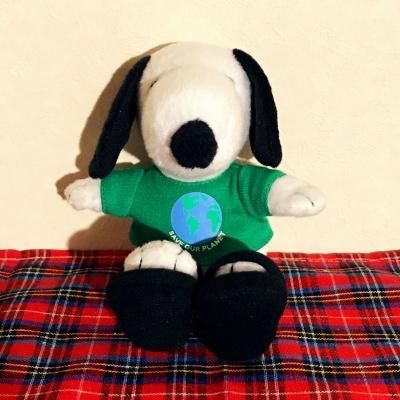 Peanuts Snoopy Metlife Plush Doll ピーナッツ スヌーピー メットライフ ぬいぐるみ Save Our Planet Boosmarket