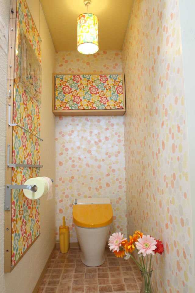 トイレのモデルルーム カジュアルを泡ムース 壁フレッシュ ペイントでプチリフォーム 後編 楽しいペイント といれたすブログ