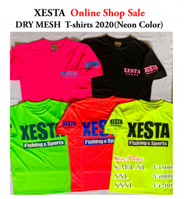 ドライメッシュtシャツ２０２０ ネオンカラー Xesta Online Shop ゼスタ オンラインショップ