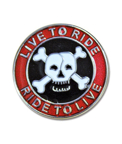 Live to Ride Pin