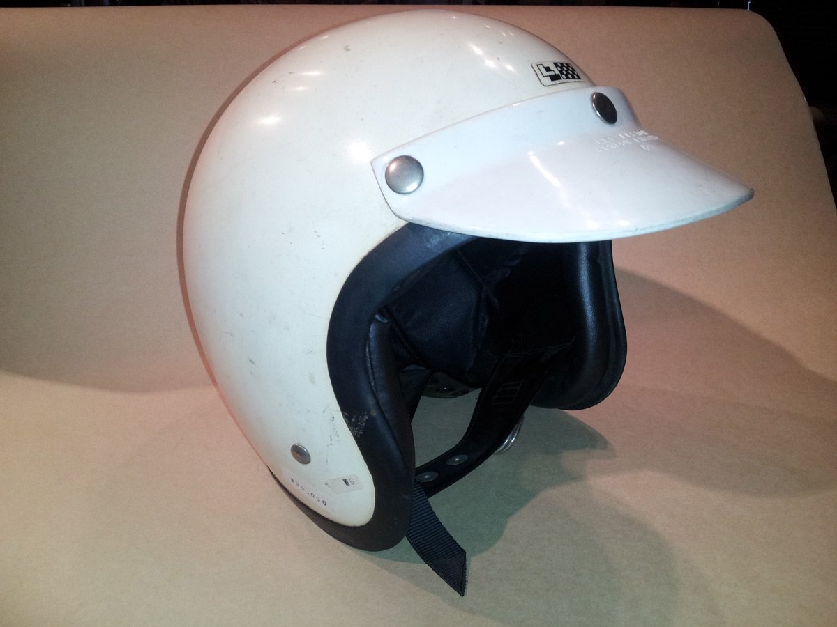 レスレストン ジェットヘルメット ホワイト - 英国車販売・修理 ECOSSE 