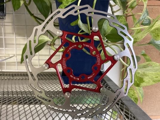 XON＊2ピース ディスクブレーキローター 160mm - スポーツ