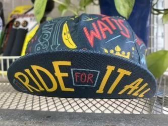 bello cyclist륭å  I Ride For It All Cycling Cap by Jake Brewer