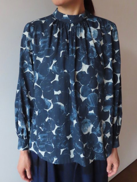 le lac コットンブラウス（navy） - rallye / margot Online Store