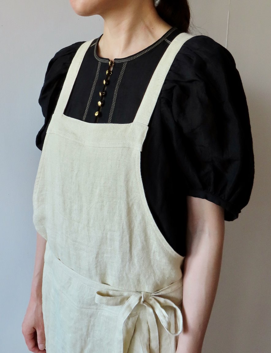 Linen Hemp Canvas タックルーズサロペット - rallye / margot Online Store