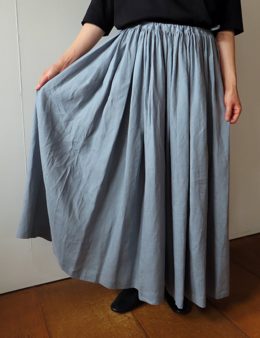 humoresque long gather skirt - スカート