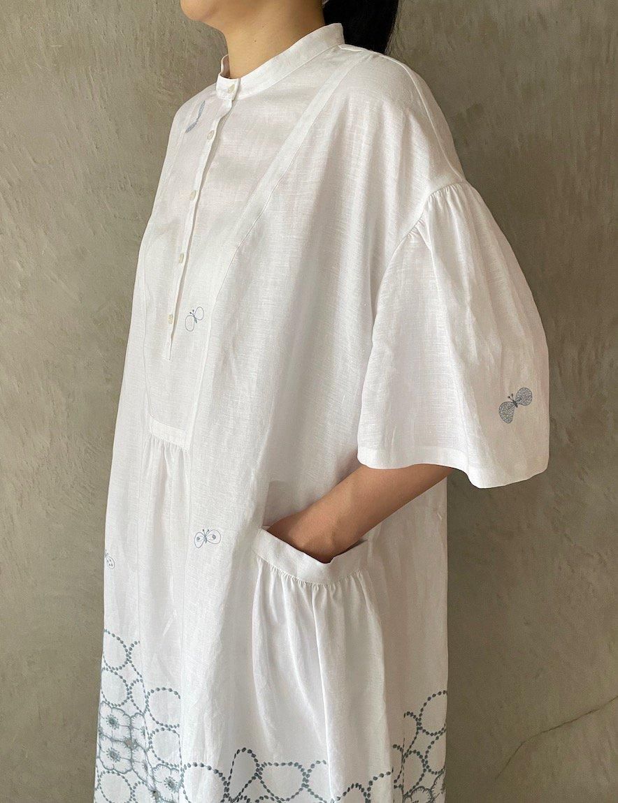 今期 ミナペルホネン タンバリン×アネモネ ami ワンピース 新品