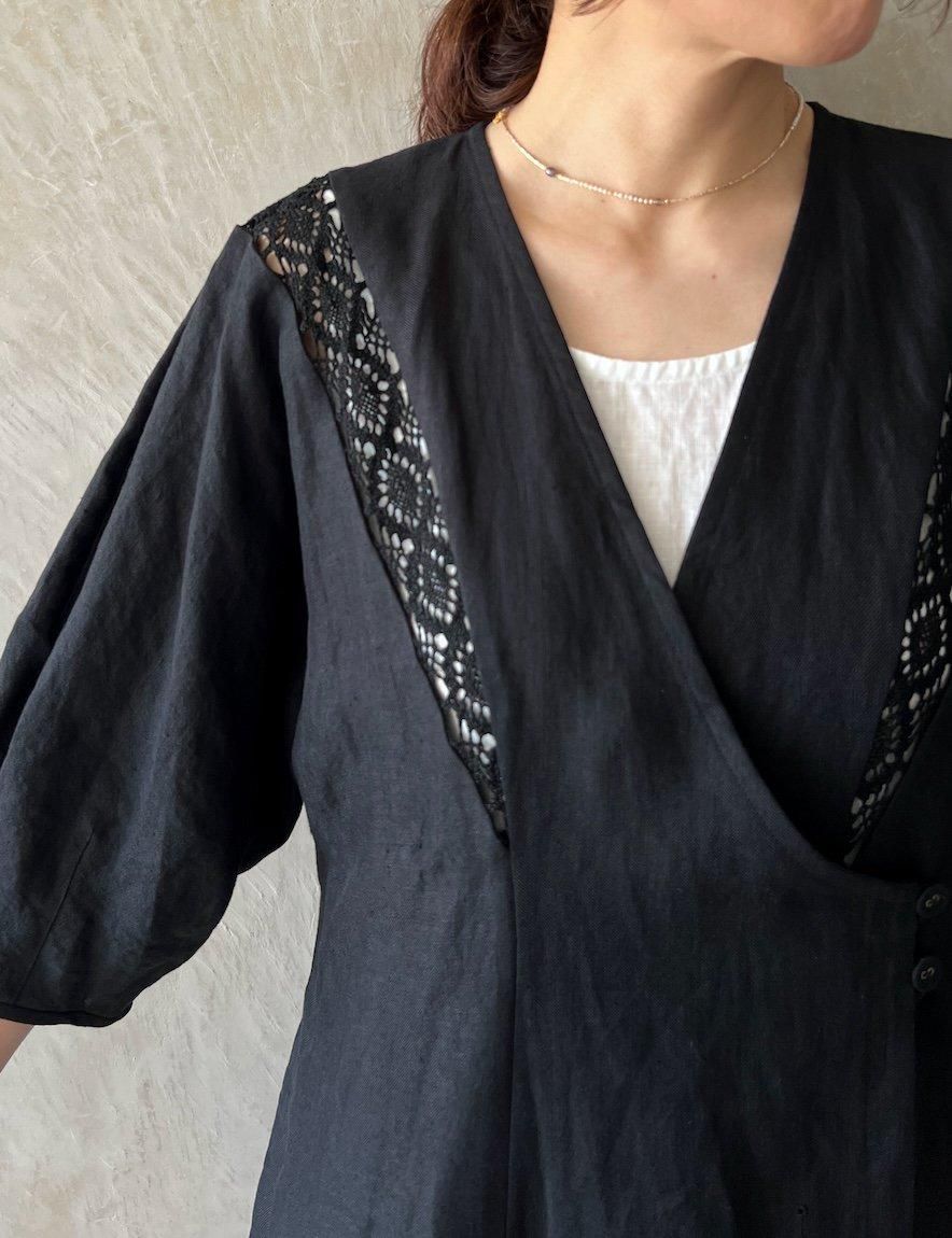 Muller of yoshiokuboブラック刺繍 Muller of yoshiokuboブラック刺繍 NEW ARRIVALS ｜muller of