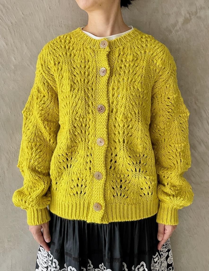 bocciolo ニットカーディガン（yellow） - rallye / margot Online Store