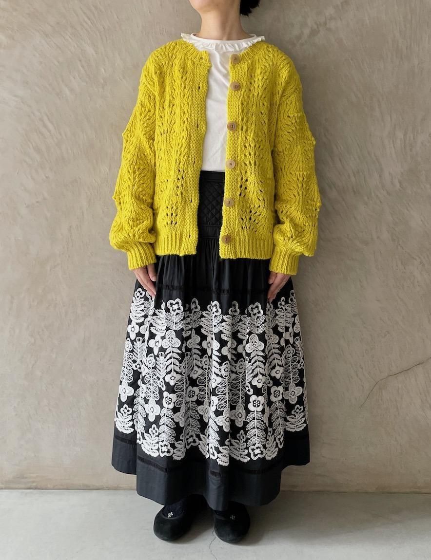 bocciolo ニットカーディガン（yellow） - rallye / margot Online Store