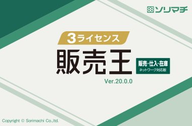 販売王22 販売・仕入・在庫 3ライセンスパック - 弥生会計・勘定奉行など会計ソフトのオンラインショップ－パソコン会計.com