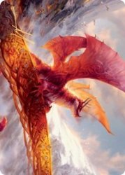 アートシリーズ 箔押し 黄金架のドラゴン/Goldspan Dragon - 遊戯王
