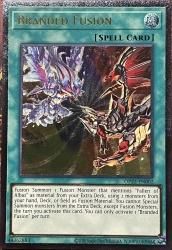 遊戯王　泰亜版　烙印融合　アルティメットレア 烙印融合 (アルティメット)