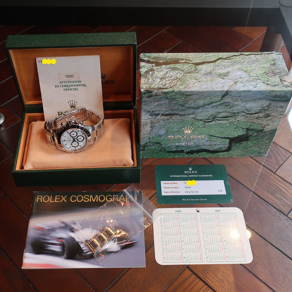 ROLEXコスモグラフデイトナ T 品番 1996年製 Ref16520 - 腕時計専門店 COMPLET（コンプリート）｜買取り｜委託｜ロレックス ｜パネライ｜パテックフィリップ｜オーデマピゲ｜カルティエ