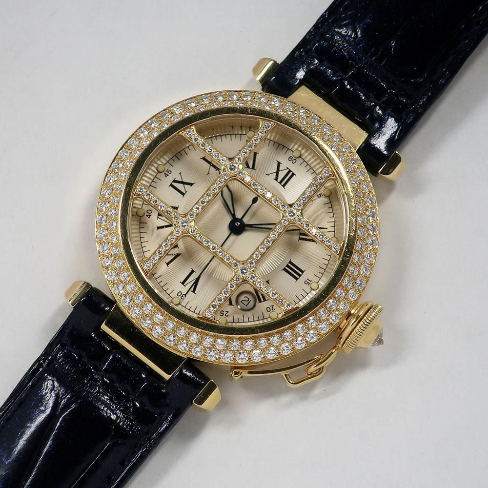 『美品』超絶　カルティエ　Cartier　パシャC　ダイヤベゼル　クリ H様 カルティエ パシャ お求めいただき誠にありがとうございます
