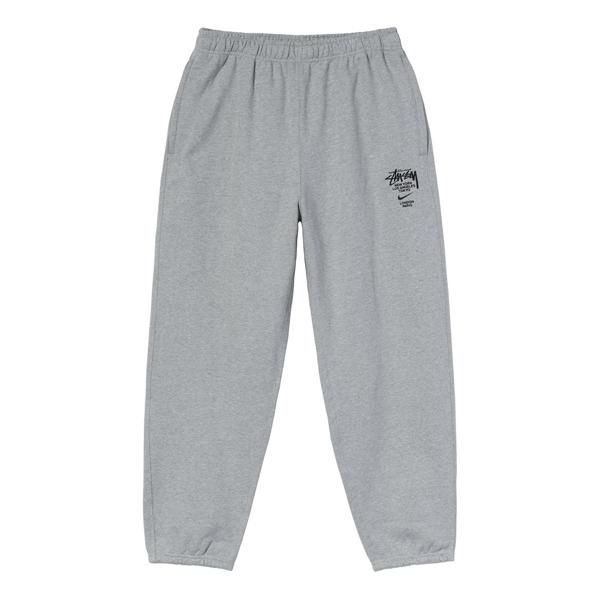 STUSSY x NIKE NRG ZR FLEECE PANT GREY HEATHER SWEAT PANTS L ...