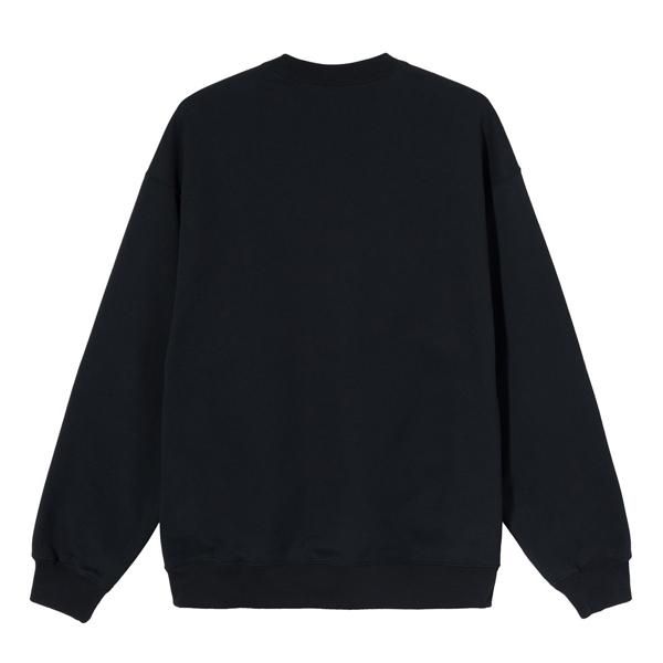 STUSSY x NIKE NRG ZR CREW FLEECE BLACK SWEAT L ( ステューシー ナイキ コラボ フリース クルーネック  スウェット ブラック 黒 )