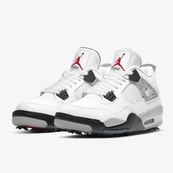 JORDAN IV G AIR JORDAN 4 GOLF WHITE CEMENT ( エアジョーダン 4