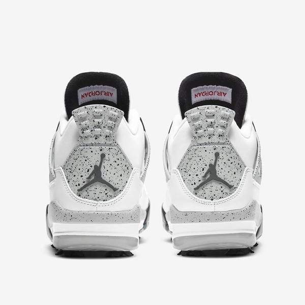 AIR JORDAN 4 G White Cement 27.5cm ゴルフ