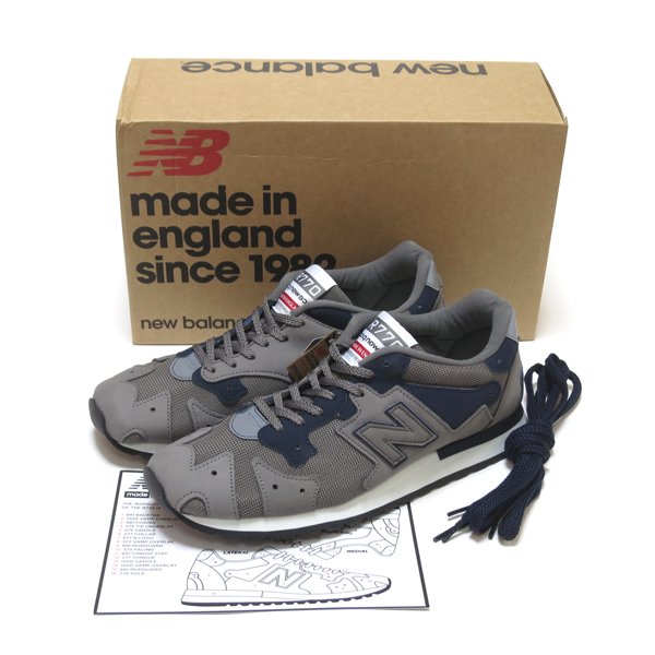 NEW BALANCE R770GGN GRAY/NAVY MADE IN ENGLAND GREY 