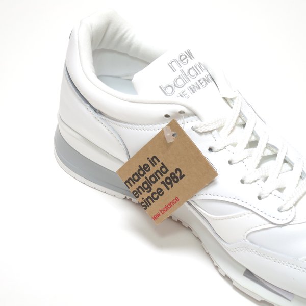 NEW BALANCE M1500WHI WHITE LEATHER MADE IN ENGLAND ...