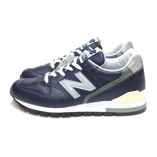 NEW BALANCE M996NCB LEATHER NAVY/WHITE/GRAY MADE IN USA M996