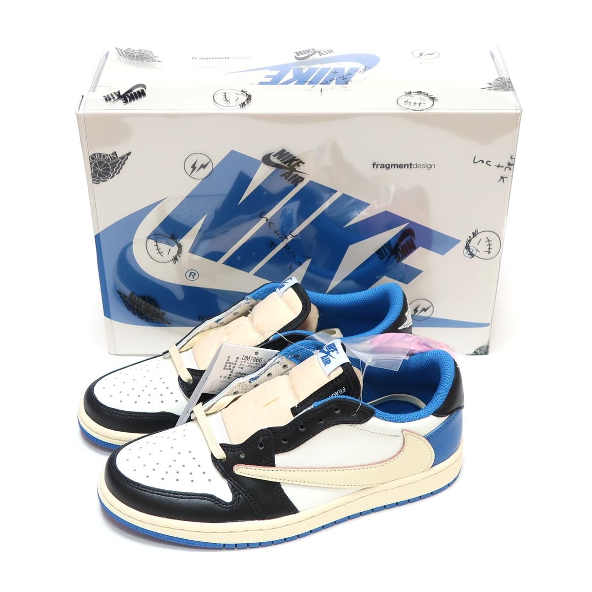 TRAVIS SCOTT x FRAGMENT DESIGN AIR JORDAN 1 LOW OG SP US5