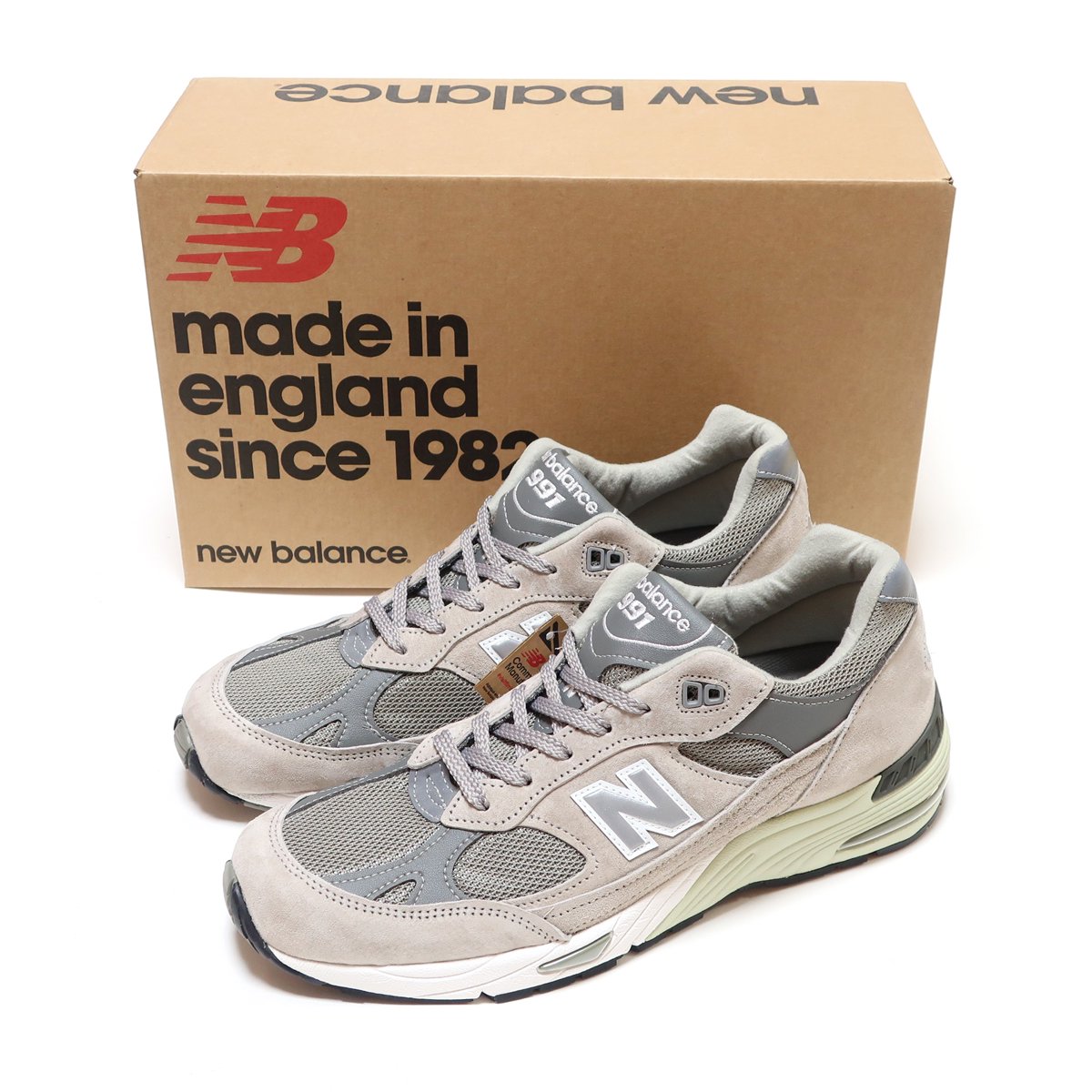 NEW BALANCE M991GL GRAY GREY SUEDE MADE IN ENGLAND