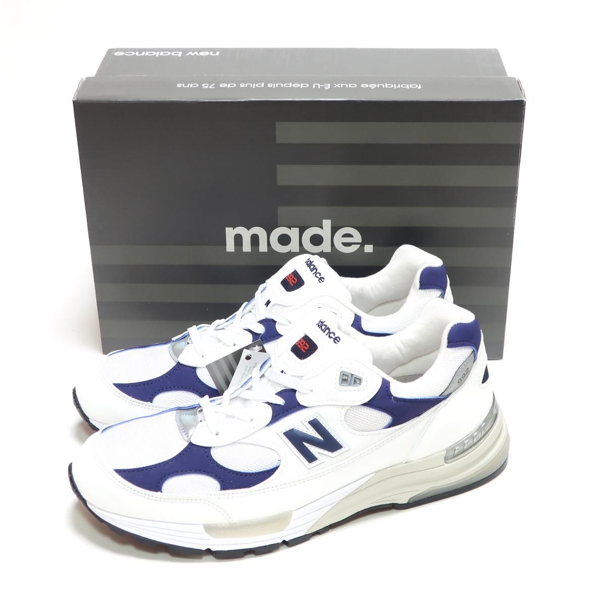 NEW BALANCE M992EC WHITE/BLUE MADE IN USA ( ニューバランス M992