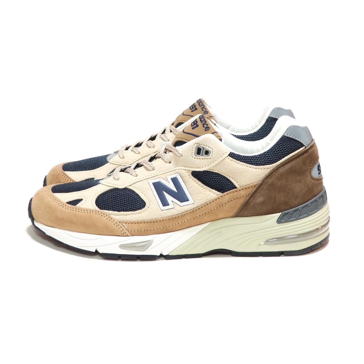 NEW BALANCE M991SBN SAND BEIGE/NAVY SUEDE MADE IN ENGLAND