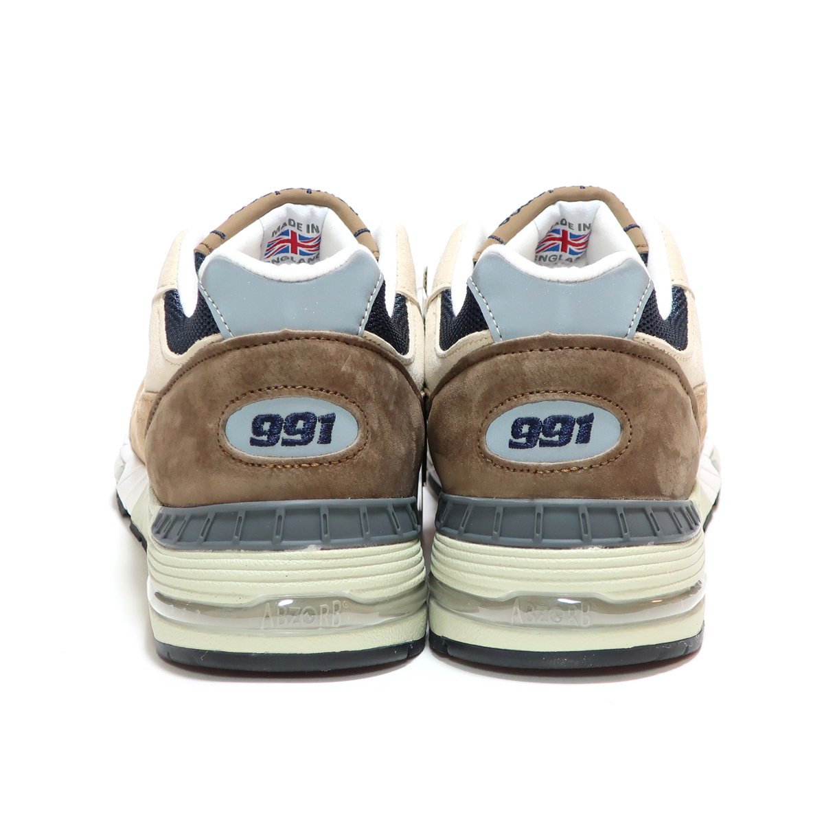 NEW BALANCE M991SBN SAND BEIGE/NAVY SUEDE MADE IN ENGLAND