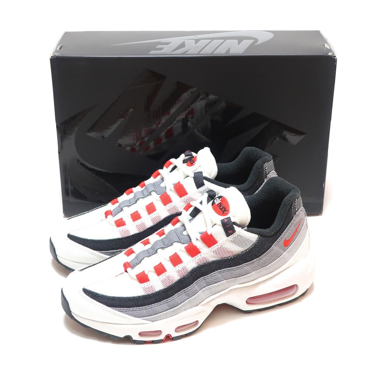 NIKE エアマックス95レッド 梅 AIR MAX95 24.5cm-