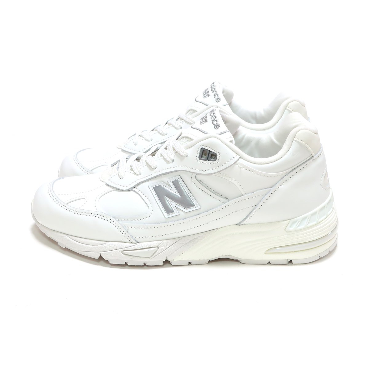 NEW BALANCE M991TW TRIPLE WHITE LEATHER MADE IN ENGLAND