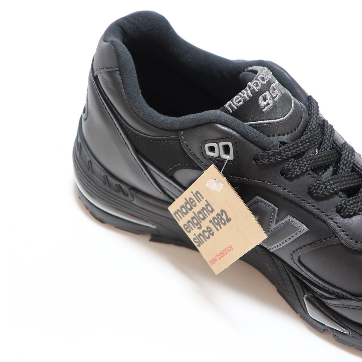 NEW BALANCE M991TK TRIPLE BLACK LEATHER MADE IN ENGLAND 