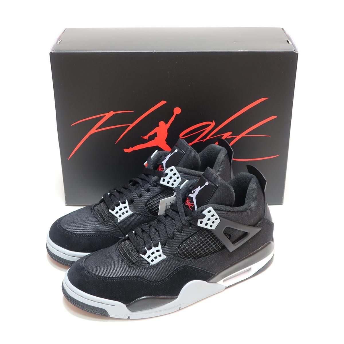 AIR JORDAN 4 RETRO SE "BLACK CANVAS" US cm DH  エア