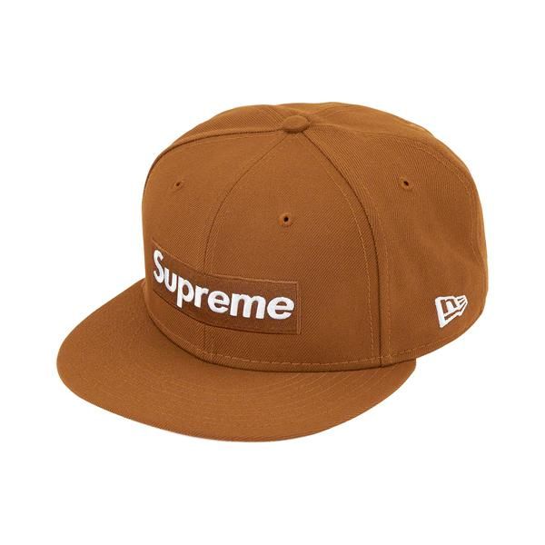 22FW Supreme Money Box Logo New Era Brown ( シュプリーム マネー