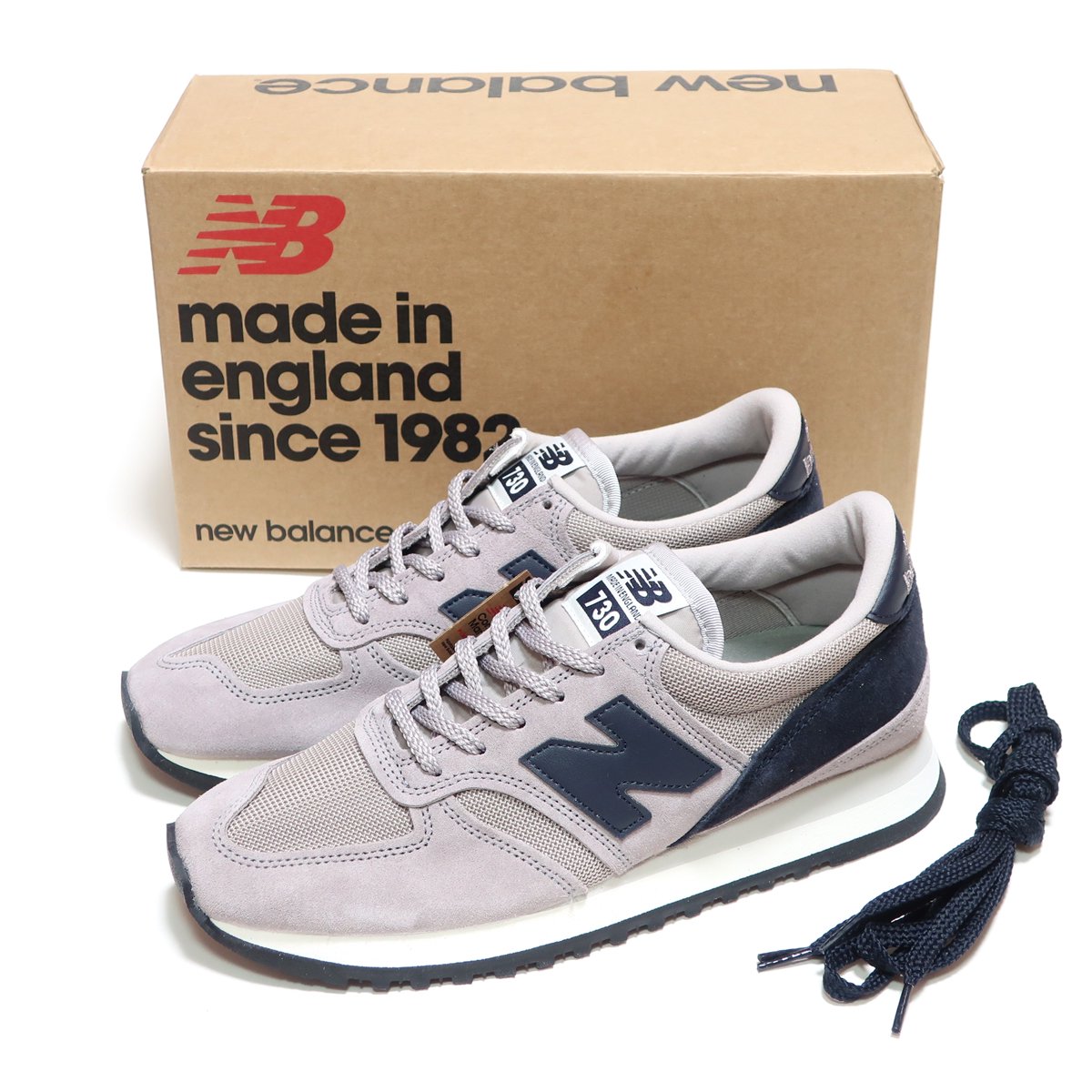 NEW BALANCE M730GGN GREY NAVY GRAY MADE IN ENGLAND